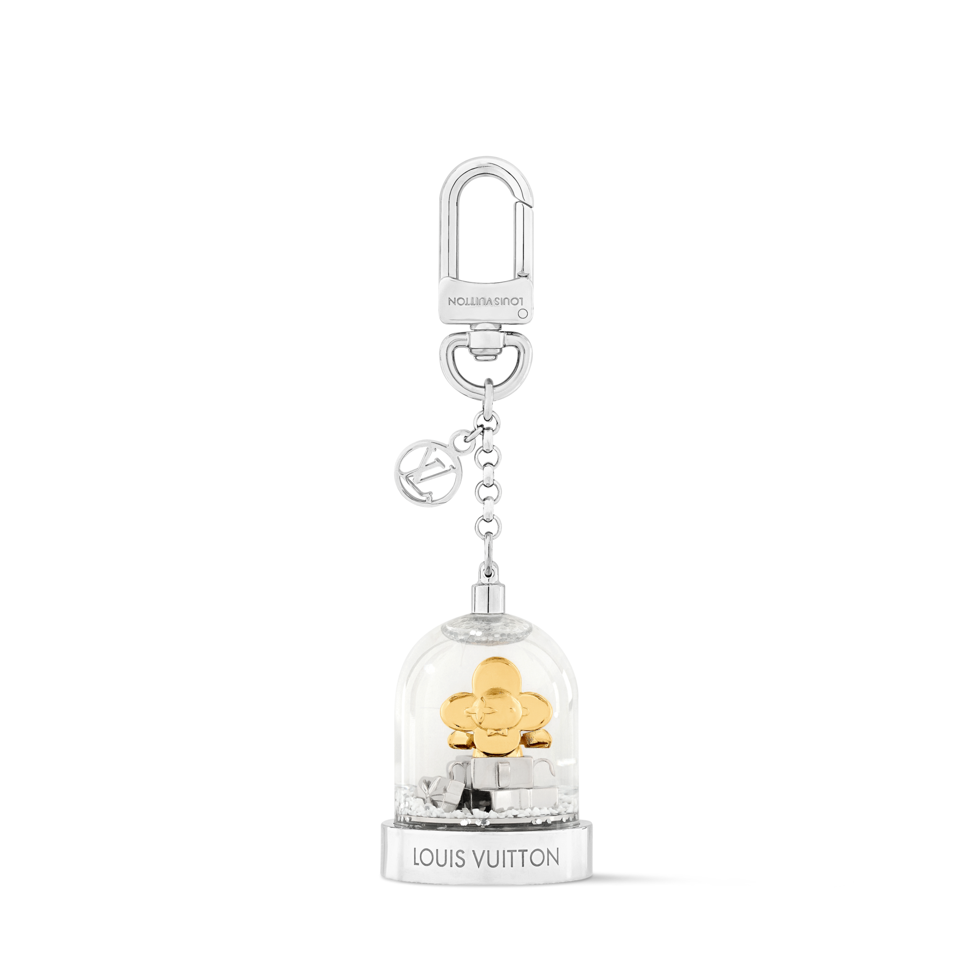 Louis Vuitton ロゴチャーム バッグチャーム キーホルダー シルバー ウィメンズ キーホルダー&バッグチャーム - シルバー｜ルイ・ヴィトン